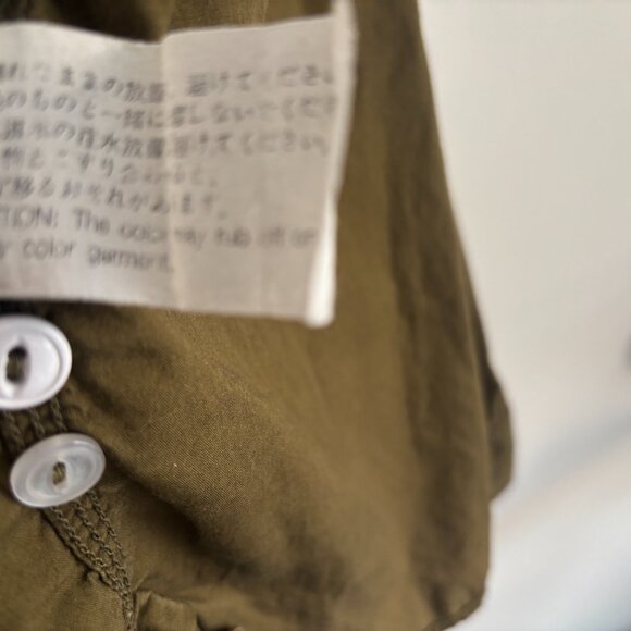 Engineered Garments Olive Green Button-up Work Shirt - Medium mi USA - Picture 7 of 12